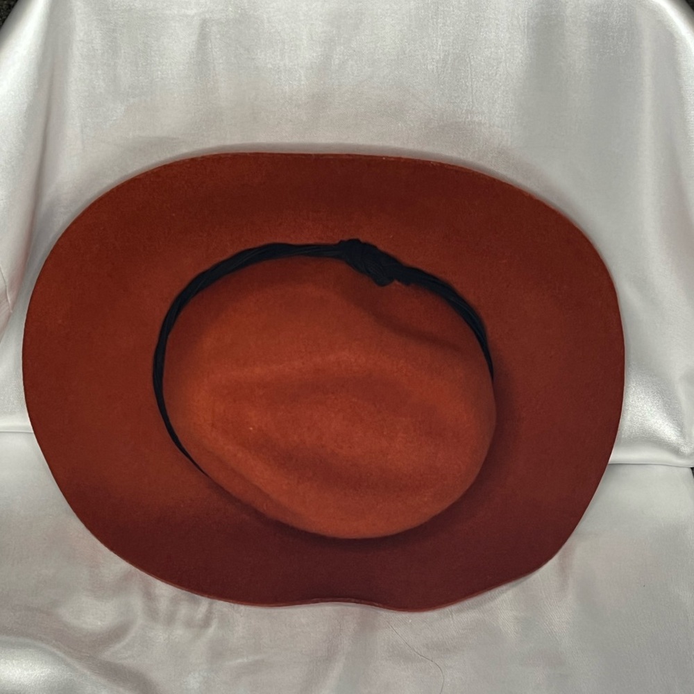 Brown bohemian hat - Picture 5 of 6